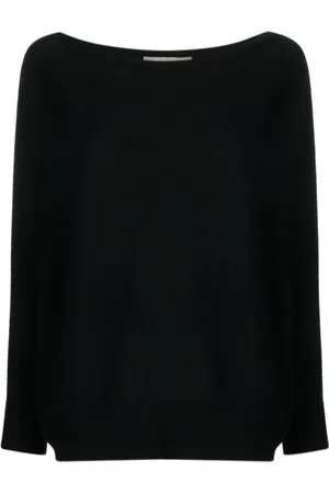 D.EXTERIOR Truien, Dames, Zwart, S, Round-neck Truien