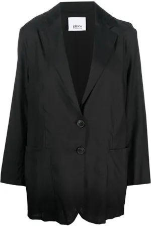ERIKA CAVALLINI Jassen, Dames, Zwart, M, Katoen, Blazerjas
