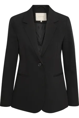 Kaffe Jassen, Dames, Zwart, 3Xl, Polyester, Blazerjas