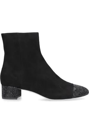RENE CAOVILLA Schoenen, Dames, Zwart, 39 EU, Enkellaarsjes