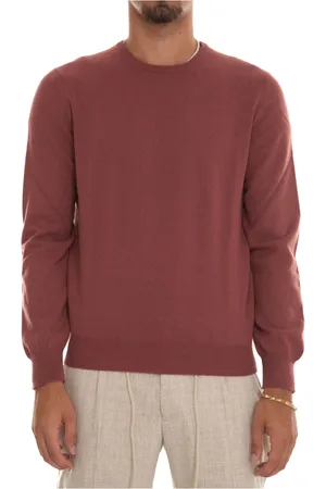 Gran Sasso Sweatshirts & Hoodies, Heren, Bruin, M, Kasjmier, Round-neck pullover