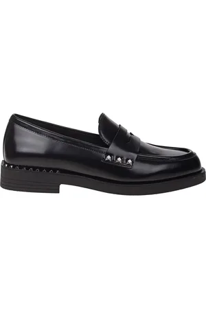 Ash Schoenen, Dames, Zwart, 36 EU, Leer, Zwarte Leren Sandalen met Studs