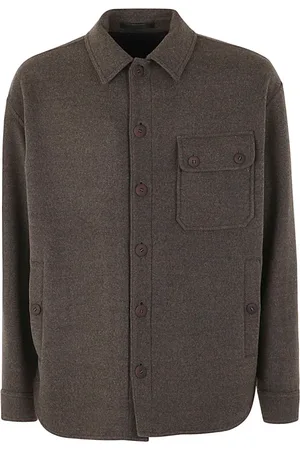 Giorgio Armani Overhemden, Heren, Zwart, L, Overhemd