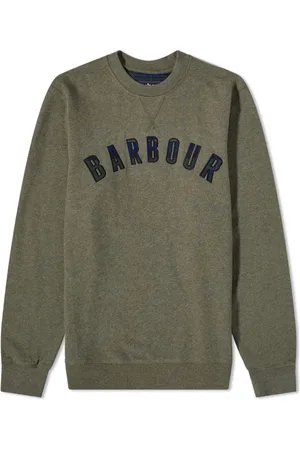 Barbour Sweatshirts & Hoodies, Heren, Groen, S, Katoen, Heritage Katoenen Sweatshirt