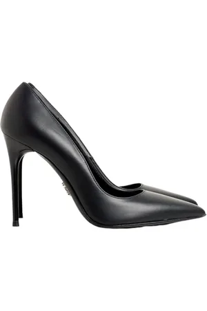 SERGIO LEVANTESI Schoenen, Dames, Zwart, 40 EU, Leer, Hoge Hak Leren Decollete
