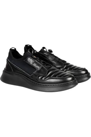 BALDININI Schoenen, Heren, Zwart, 42 EU, Leer, Lage Top Sneaker
