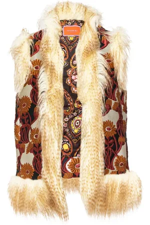 La DoubleJ Jassen, Dames, Wit, M, Folk Jacquard Gilet