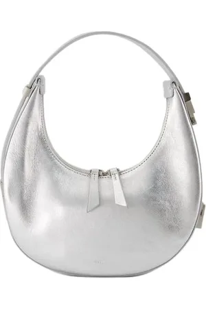 OSOI Tassen, Dames, Grijs, ONE Size, Leer, Handbags