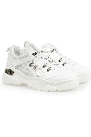 BALDININI Schoenen, Dames, Wit, 36 EU, Leer, Hoogwaardige leren sneakers