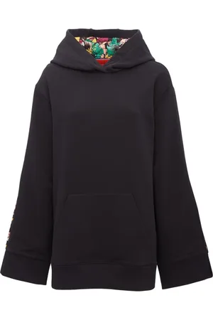 La DoubleJ Sweatshirts & Hoodies, Dames, Zwart, XL, Katoen, Charmante Katoenen Hoodie