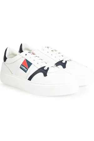 BALDININI Schoenen, Heren, Wit, 45 EU, Leer, Hoogwaardige leren sneakers