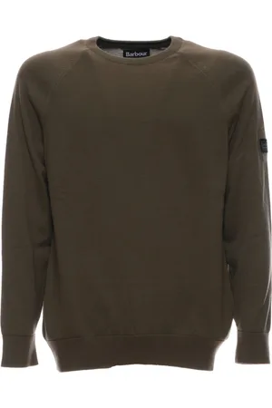 Barbour Sweatshirts & Hoodies, Heren, Groen, M, Katoen, Internationale Gebreide Trui Mkn 1316Gn 15