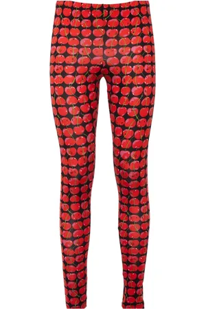 La DoubleJ Broeken, Dames, Rood, XS, Skinny Jersey Leggings