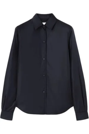 Aspesi Blouses & Shirts, Dames, Zwart, S, Nylon, Zwarte Jas