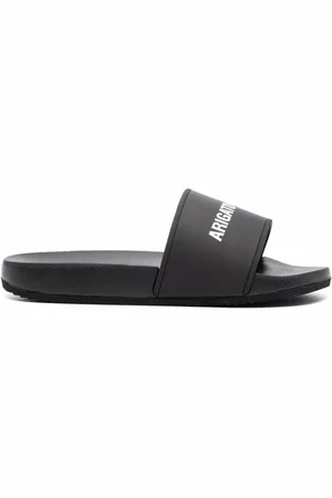 Axel Arigato Schoenen, Dames, Zwart, 39 EU, Trendy Logo Pool Slides voor vrouwen