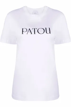 Patou Tops, Dames, Wit, M, Katoen, Wit Essential T-Shirt