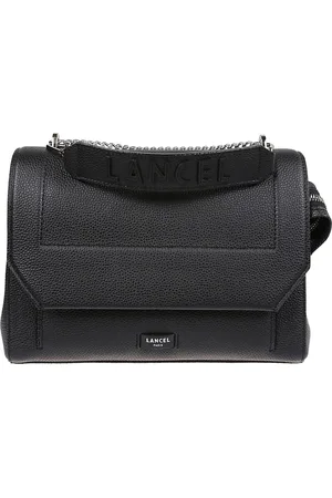 LANCEL Tassen, Dames, Zwart, ONE Size, Zwarte Ninon Flap Tas