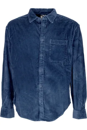 Element Overhemden, Heren, Blauw, L, Casual Shirts