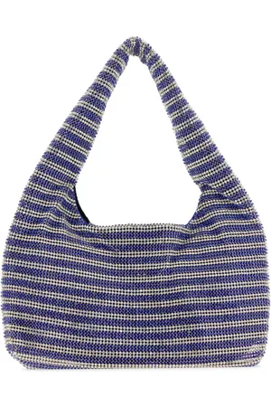 KARA Tassen, Dames, Veelkleurig, ONE Size, Stijlvolle Twee-Tone Rhinestone Mini Handtas