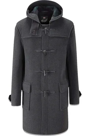 Gloverall Mantels, Heren, Grijs, S, Wol, Morris Duffle Coat