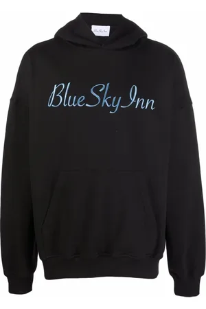 BLUE SKY INN Sweatshirts & Hoodies, Heren, Zwart, L, Katoen, Hoodies