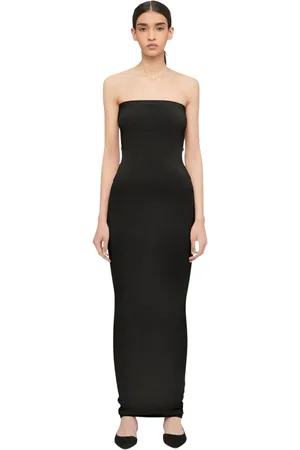Wolford Kleedjes, Dames, Zwart, L, Zwarte Velvet Cut Out Jurk L