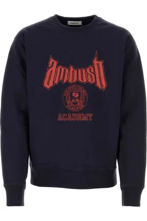 AMBUSH Sweatshirts & Hoodies, Heren, Blauw, M, Katoen, Midnight Sweater van Katoenmix