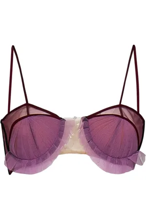 Nensi Dojaka Ondergoed, Dames, Paars, M, Polyester, Bras