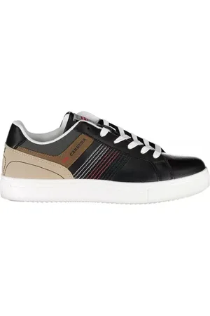 Carrera Schoenen, Heren, Zwart, 41 EU, Polyester, Zwarte Sneaker met Contrastdetails voor Heren