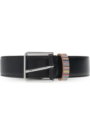 Paul Smith Accessoires, Heren, Zwart, 85 CM, Leer, Riem