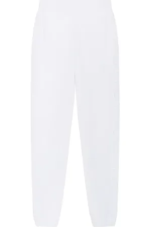 Moncler Broeken, Dames, Wit, L, Katoen, Joggingbroek