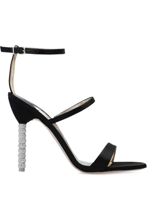 SOPHIA WEBSTER Schoenen, Dames, Zwart, 37 EU, Leer, Hoge hiel sandalen