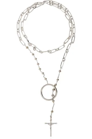 Dolce & Gabbana Accessoires, Heren, Grijs, ONE Size, Halsketting