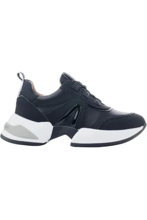Alexander Smith Schoenen, Dames, Zwart, 39 EU, Moderne Zwarte Marmeren Damessneaker