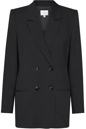 Gestuz Jassen, Dames, Zwart, M, Polyester, Paula Blazer - Stijlvolle Sportjas