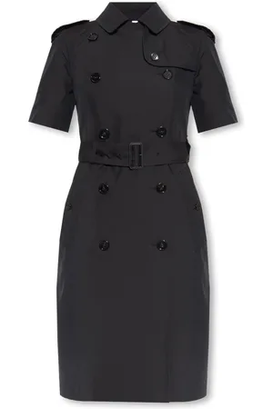 Burberry Kleedjes, Dames, Zwart, S, Katoen, Jesent Jurk