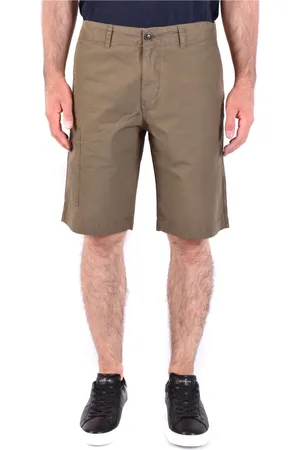 Woolrich Korte broeken, Heren, Groen, W33, Katoen, Casual Shorts