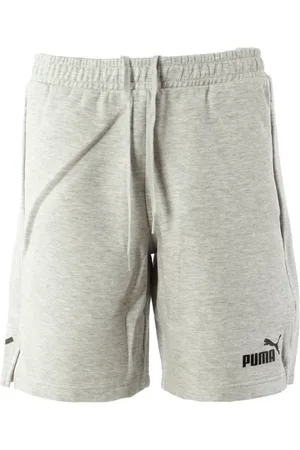 PUMA Korte broeken, Heren, Grijs, S, Katoen, Team Final Casual Shorts voor heren