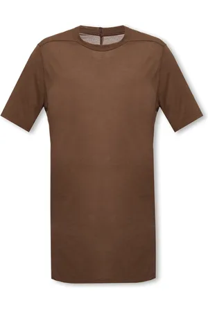 Rick Owens Tops, Heren, Bruin, L, Level T T-shirt