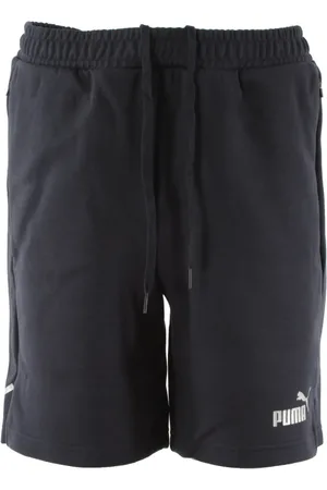 PUMA Korte broeken, Heren, Blauw, M, Katoen, Team Final Navy Shorts voor Heren
