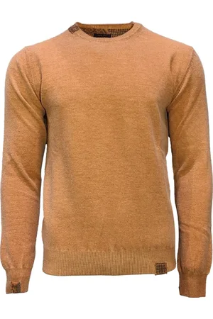 BOB der Bär Truien, Heren, Oranje, M, Ronde Hals Gebreide Kleding