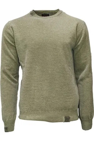 BOB der Bär Truien, Heren, Groen, M, Ronde Hals Gebreide Kleding