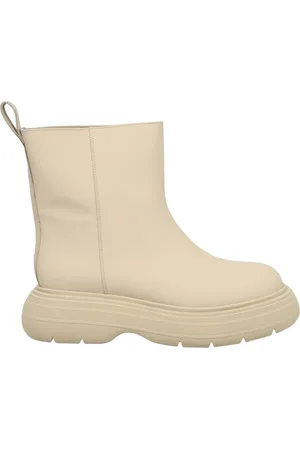 Gia Borghini Schoenen, Dames, , 37 EU, Leer, Stijlvolle Enkellaarsjes voor Dames