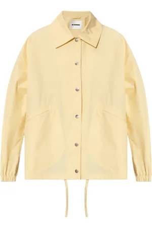 Jil Sander Jassen, Dames, , S, Katoen, Jas met Logo