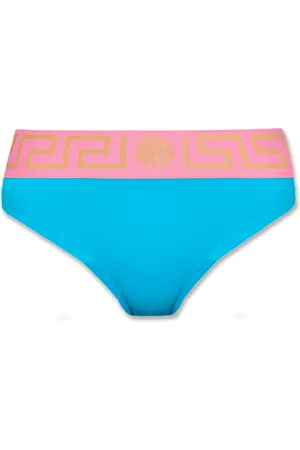 VERSACE Badkleding, Dames, Blauw, S, Zwembroek onderkant
