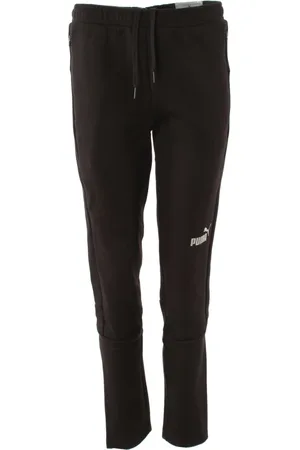PUMA Broeken, Heren, Zwart, S, Katoen, Heren Teamfinal Trainingsbroek