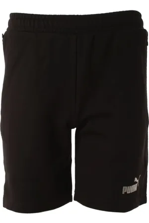 PUMA Korte broeken, Heren, Zwart, XL, Katoen, Team Final Zwarte Casual Shorts voor Heren