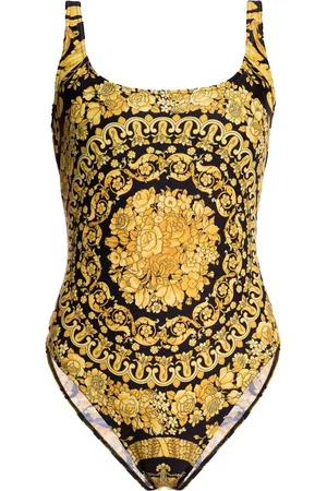 VERSACE Badkleding, Dames, Geel, M, Eendelig badpak