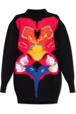 Alexander McQueen Truien, Dames, Zwart, S, Wol, Wollen trui