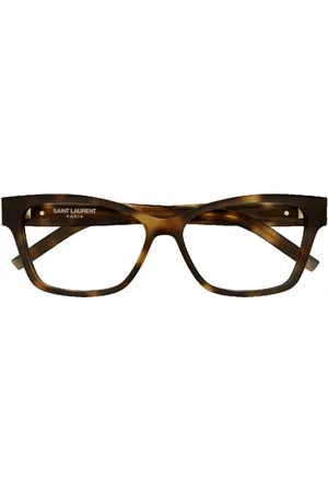 Saint Laurent Accessoires, unisex, Bruin, ONE Size, Vintage Stijl Zonnebril SL M116